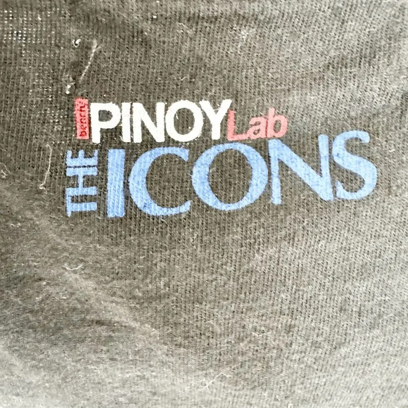 Pinoy Lab Graphic Tee Mens Size 25 Black Crew Neck Casual Jose Rizal Philippines - Picture 5 of 6